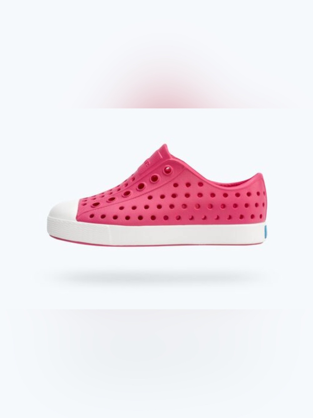 Native Jefferson Water Shoes Kids C12 Pink Slip On Perforated Sneakers